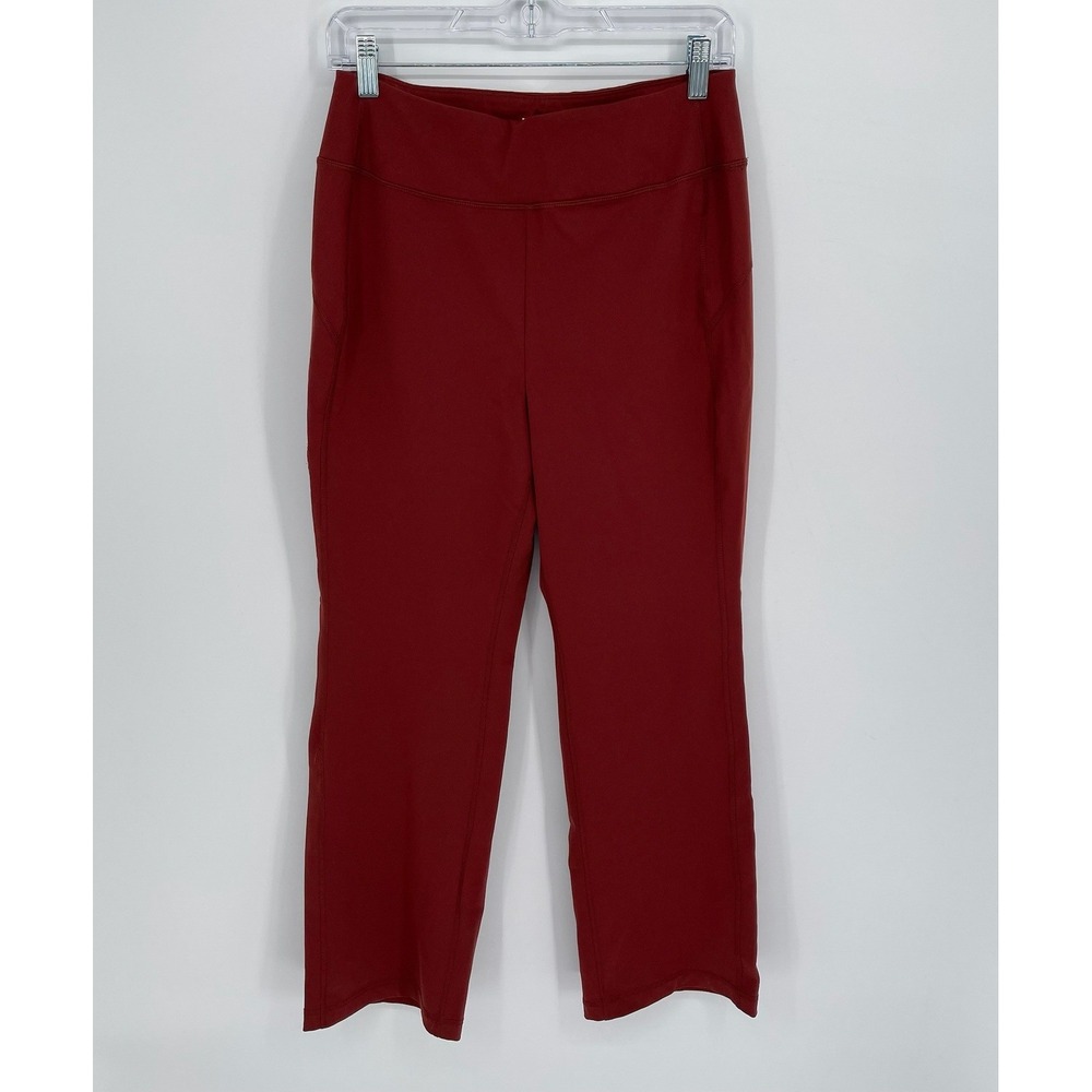 Duluth Trading Co Women's Red Noga Classic‎ Straight Stretch Pants Size S x 29
